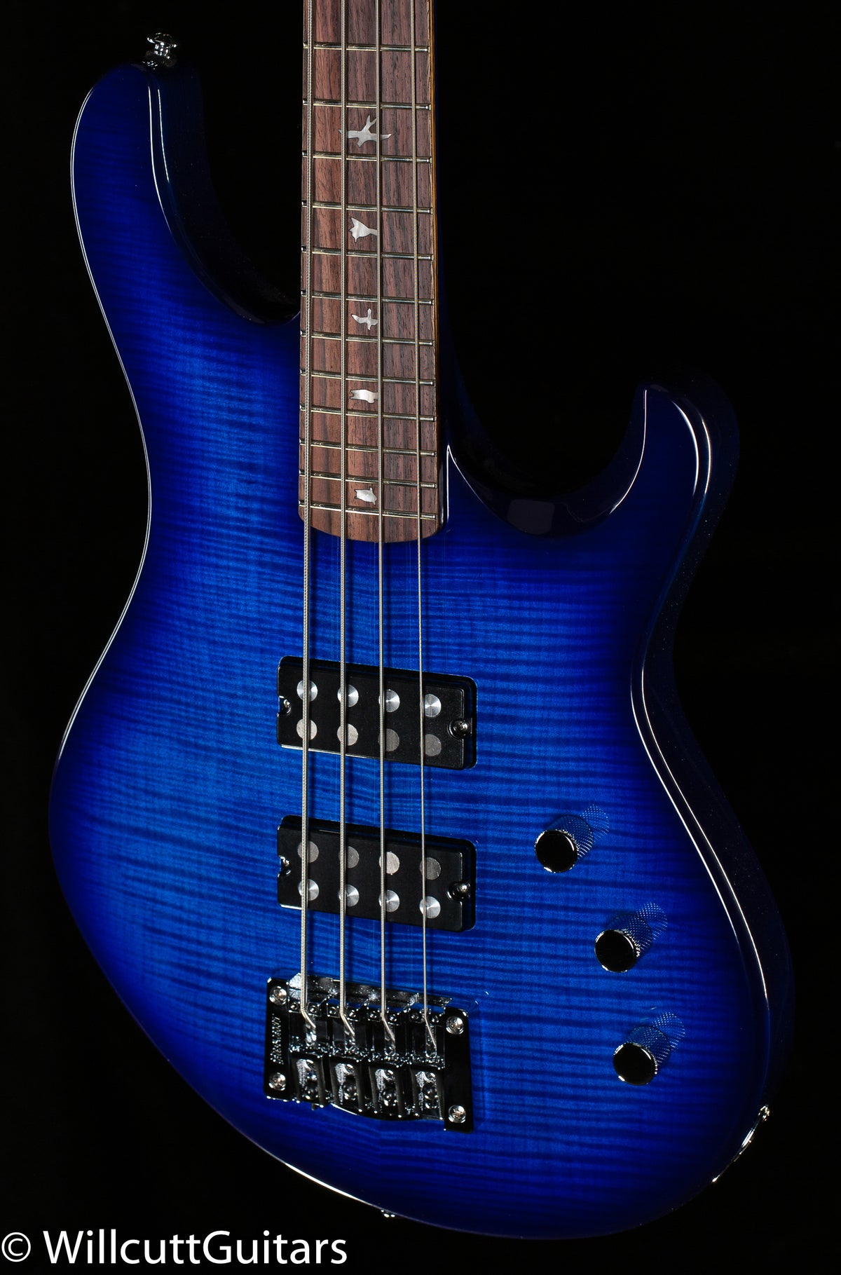 2022 PRS SE Kingfisher Bass Faded Blue Wraparound Burst Bass Guitar (876) USED