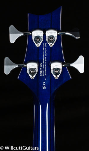 PRS SE Kingfisher Bass Faded Blue Wraparound Burst Bass Guitar (876) USED