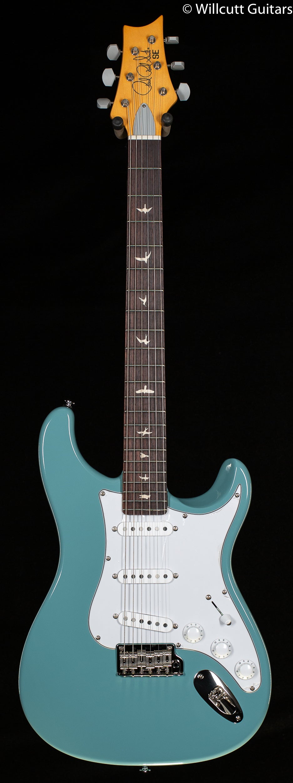 PRS SE Silver Sky Rosewood Fretboard Stone Blue (085)