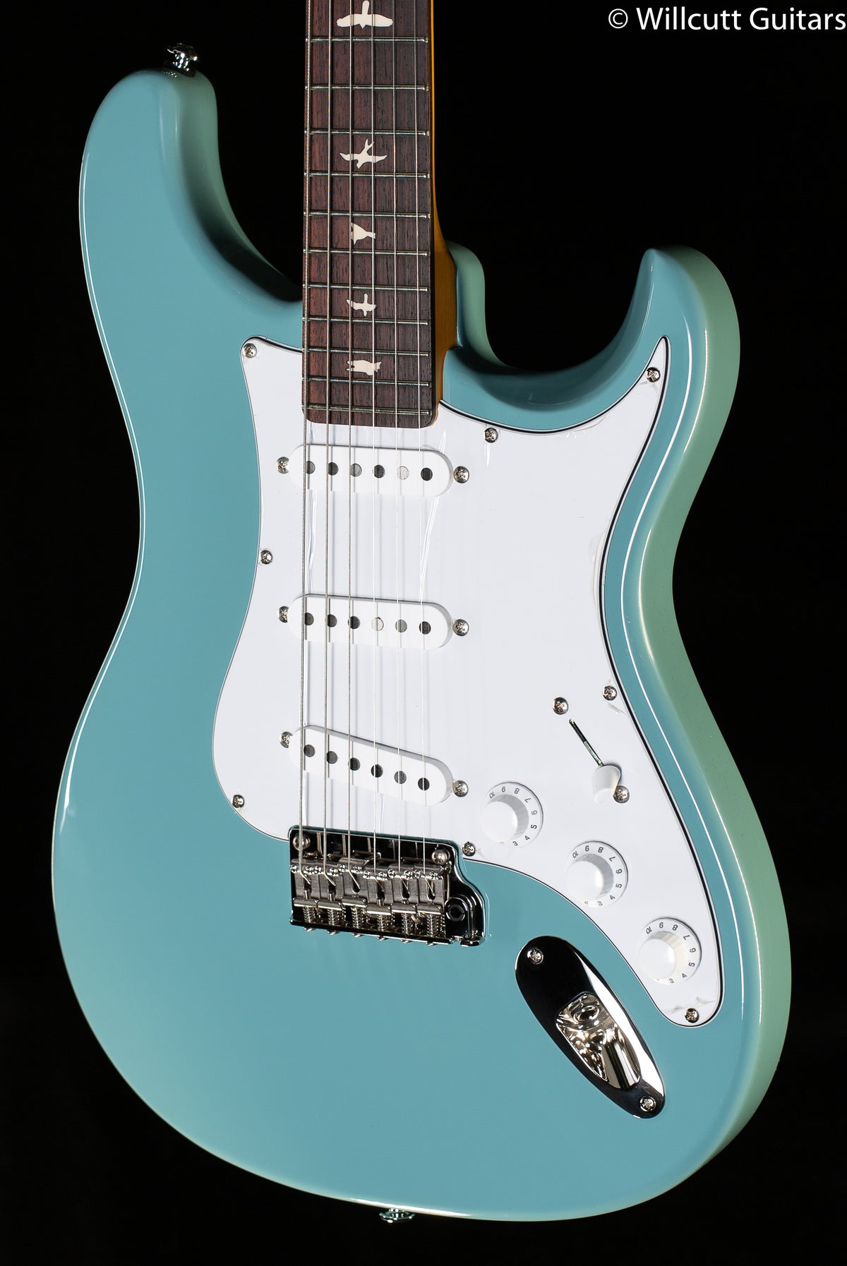 PRS SE Silver Sky Rosewood Fretboard Stone Blue (085)
