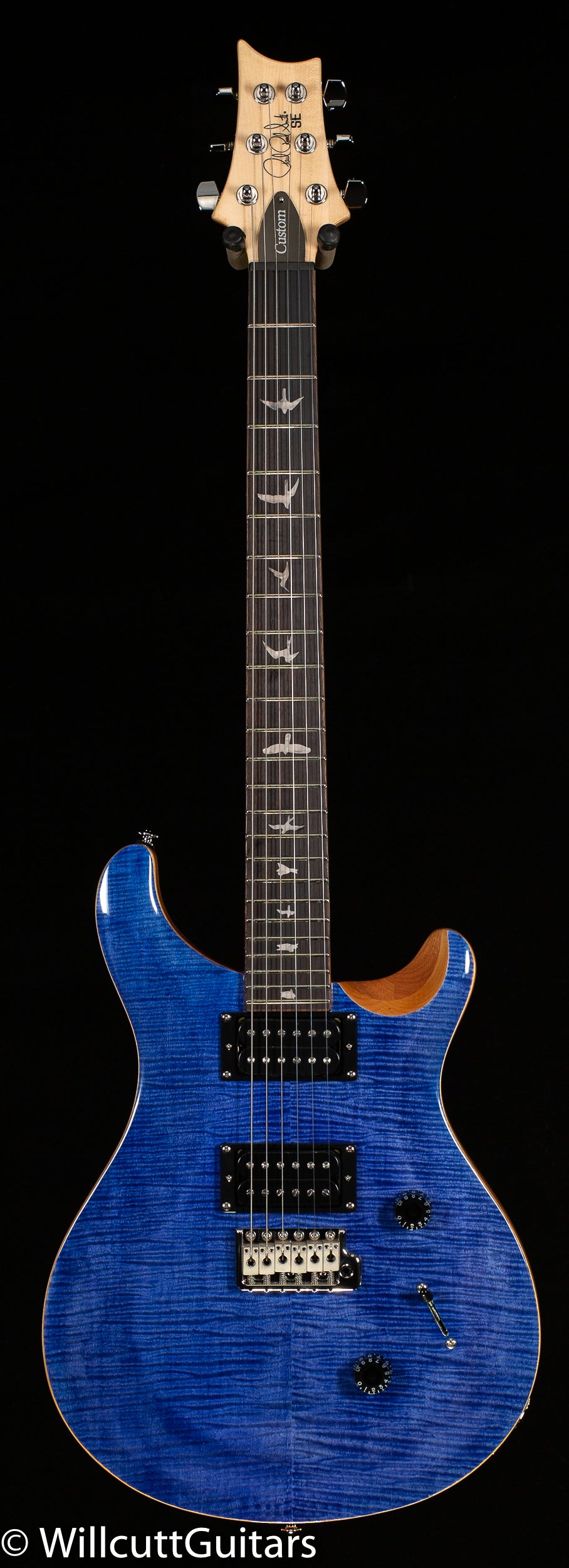 PRS SE Custom 24 Faded Blue (278) - Willcutt Guitars