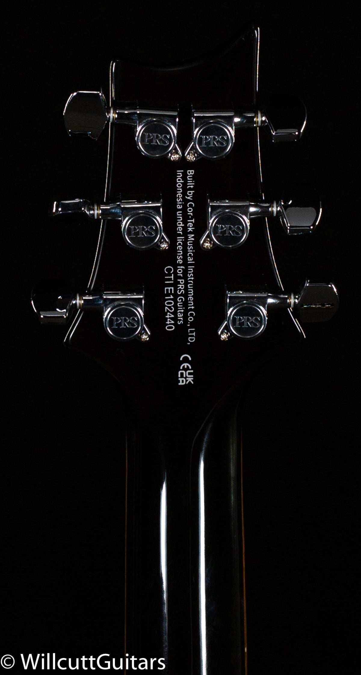 PRS SE Custom 22 Semi-Hollow Black Gold Sunburst (440)