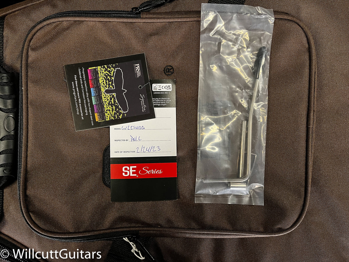 PRS SE Custom 22 Semi-Hollow Black Gold Sunburst (440)