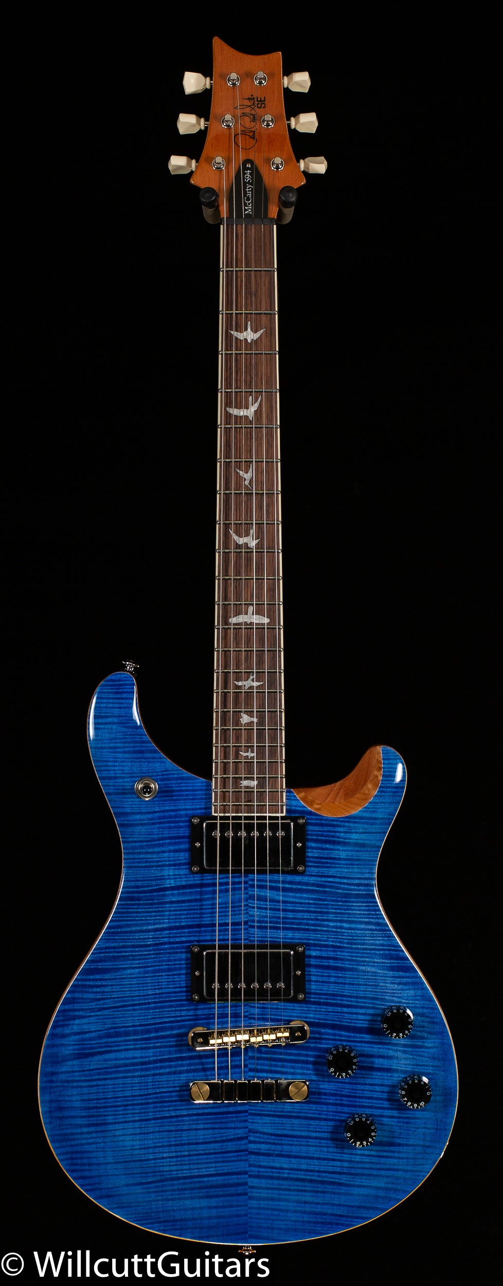 【美品】 PRS SE McCARTY 594 Faded Blue ケース付 PRS SE Mccarty 594 doublecut faded blue