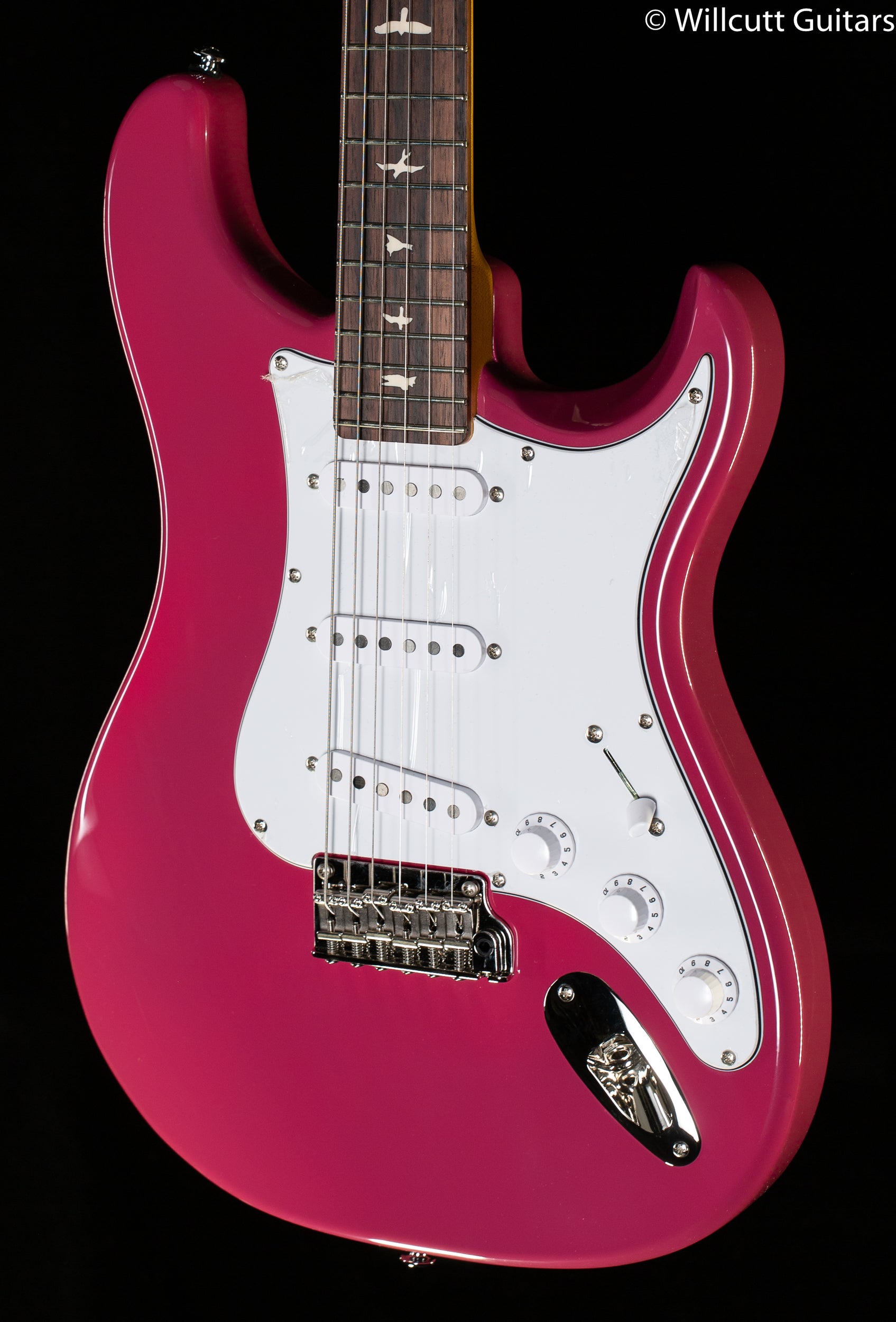 PRS SE Silver Sky Electric Guitar - Dragon Fruit - John