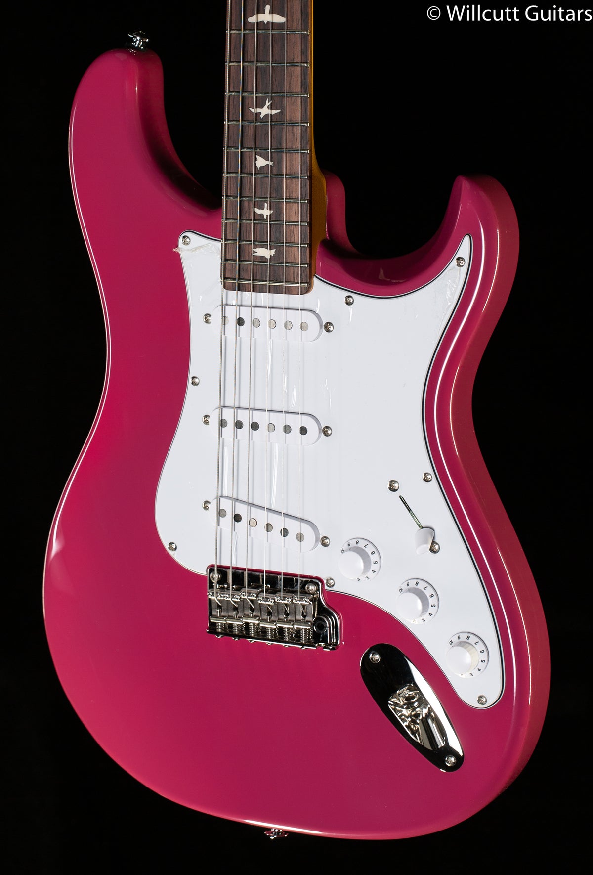 2022 PRS SE Silver Sky Dragon Fruit (583) demo