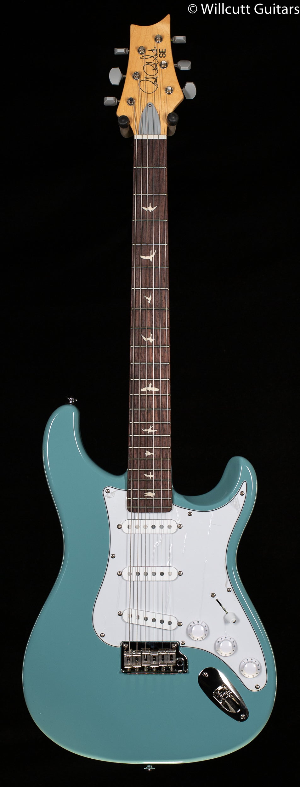 PRS SE Silver Sky Stone Blue (858) - Willcutt Guitars