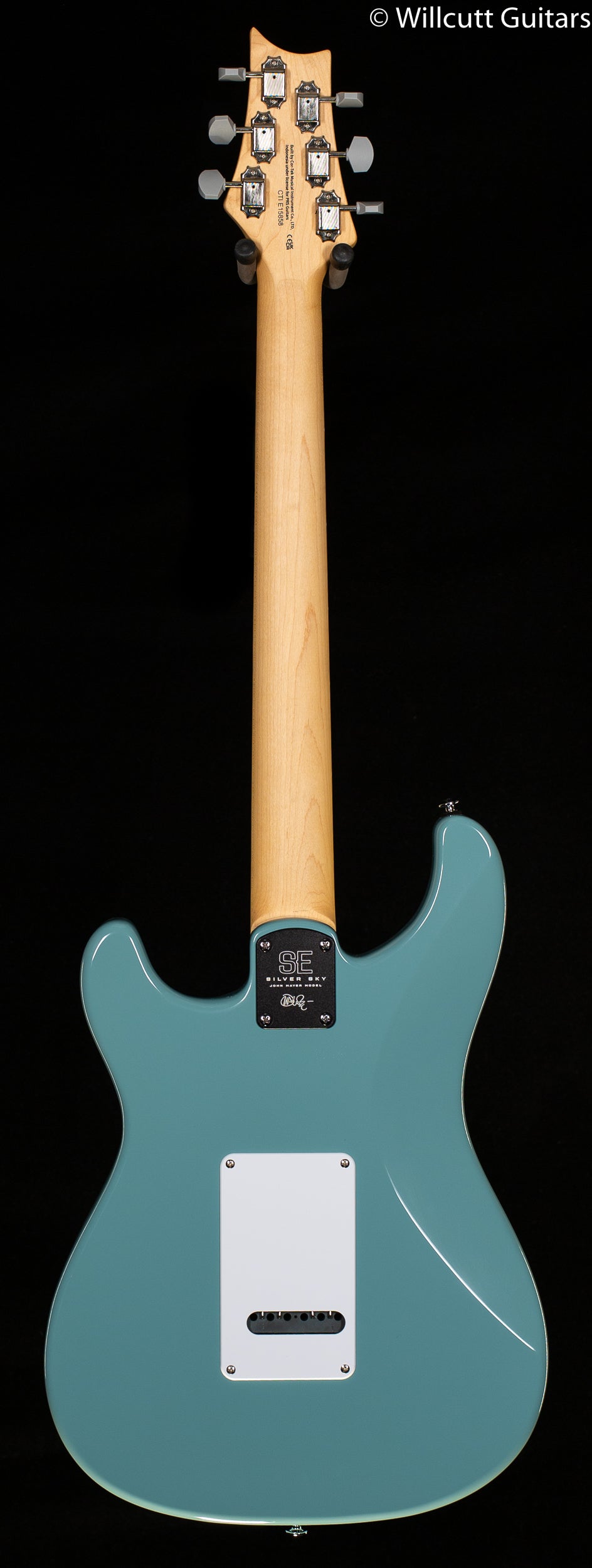 PRS SE Silver Sky Stone Blue (858) - Willcutt Guitars
