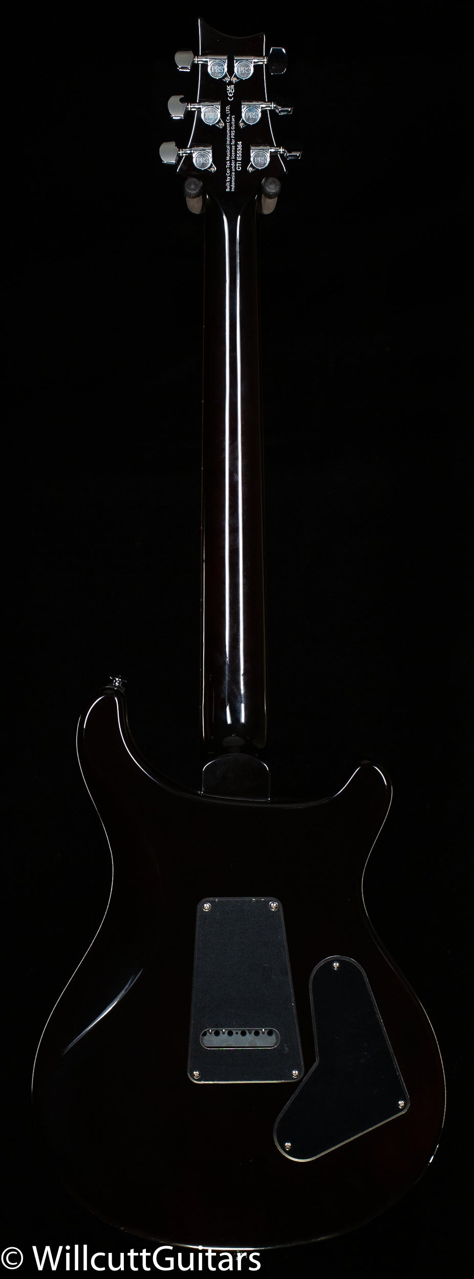 2022 PRS SE Custom 24 Black Gold Sunburst Lefty (364)