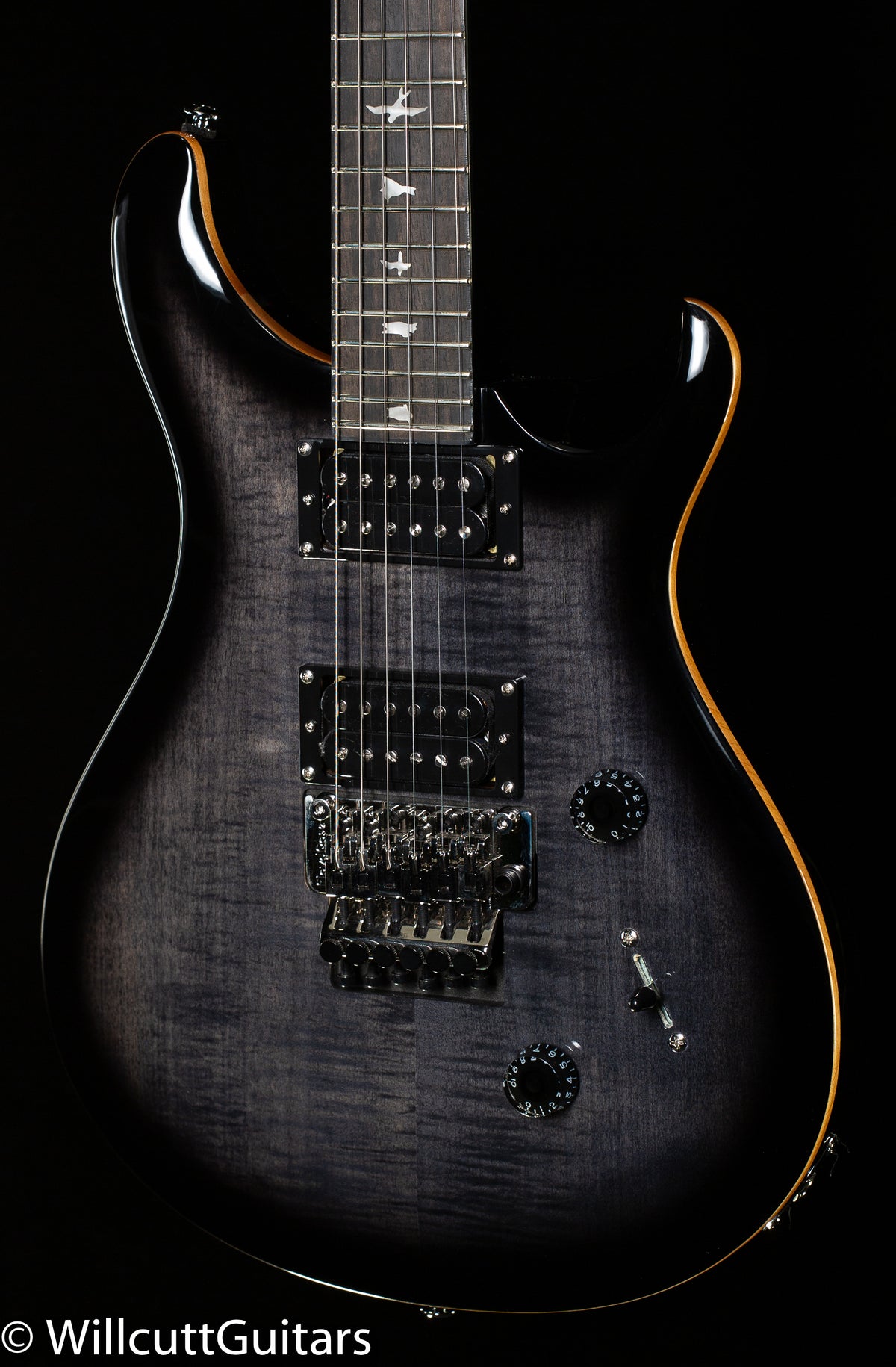 PRS SE Custom 24 "Floyd" Charcoal Burst (395)