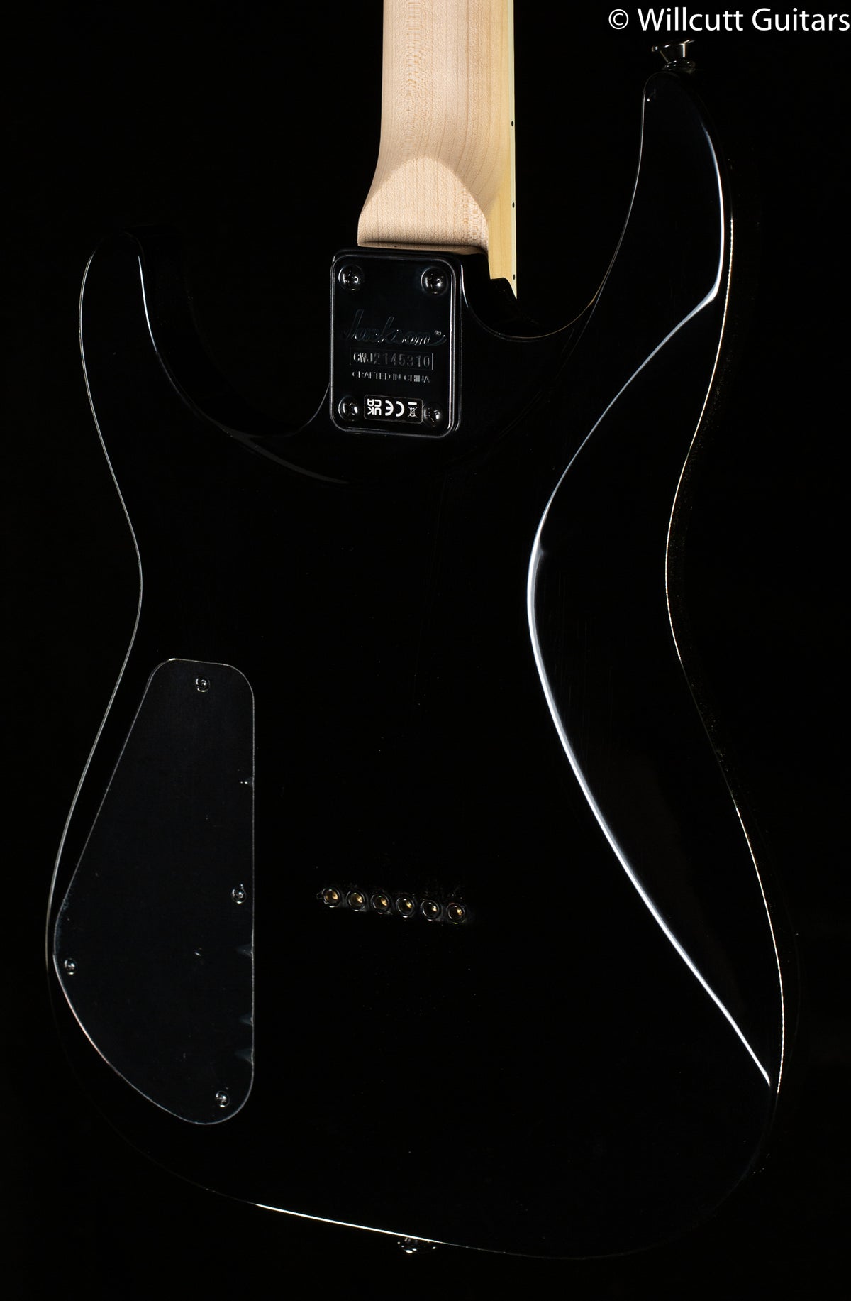 Jackson JS Series Dinky Arch Top JS32Q DKA HT Amaranth Fingerboard Transparent Green Burst (310)