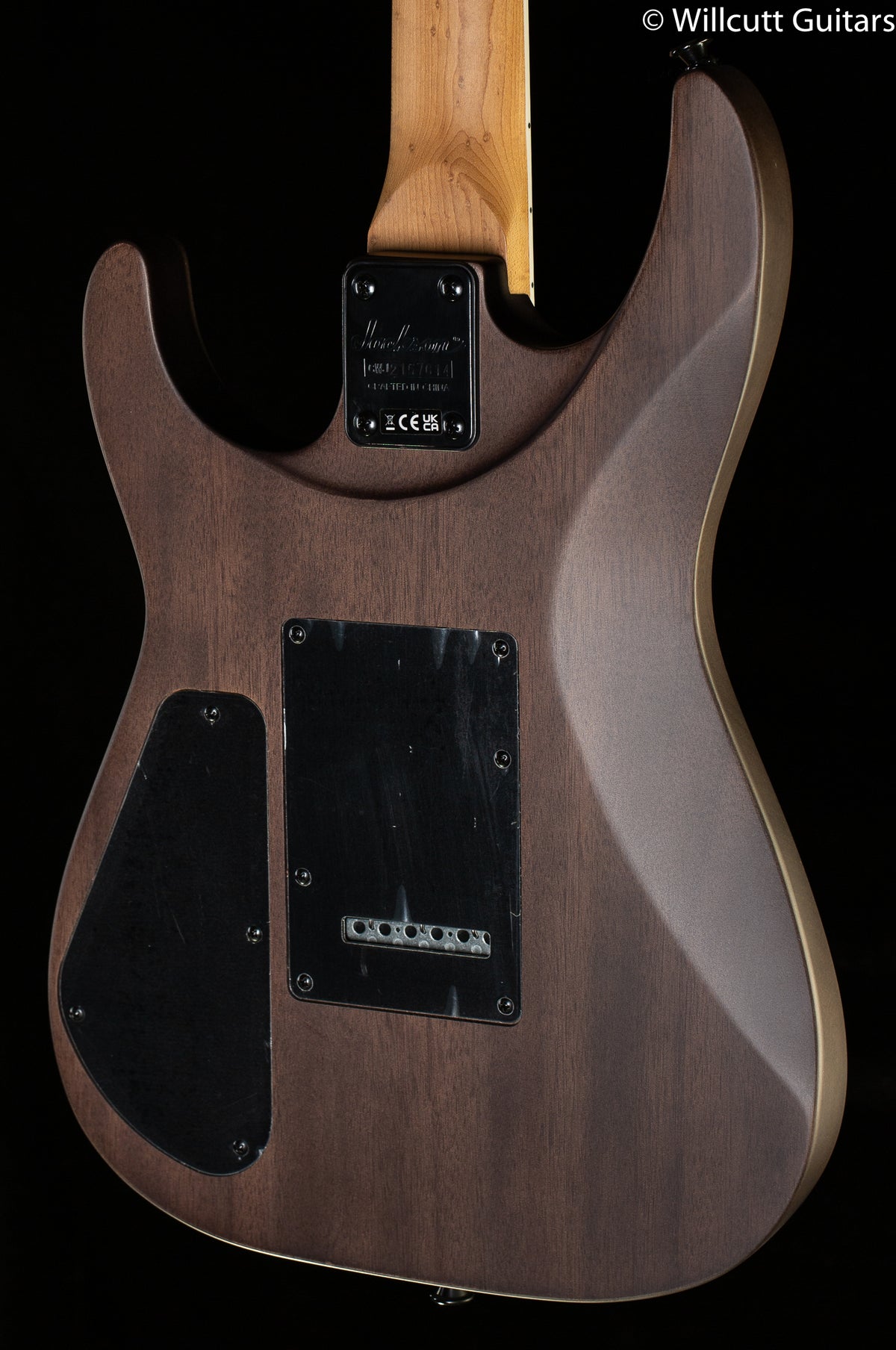 Jackson JS Series Dinky Arch Top JS24 DKAM, Caramelized Maple Fingerboard, Black Stain (614)