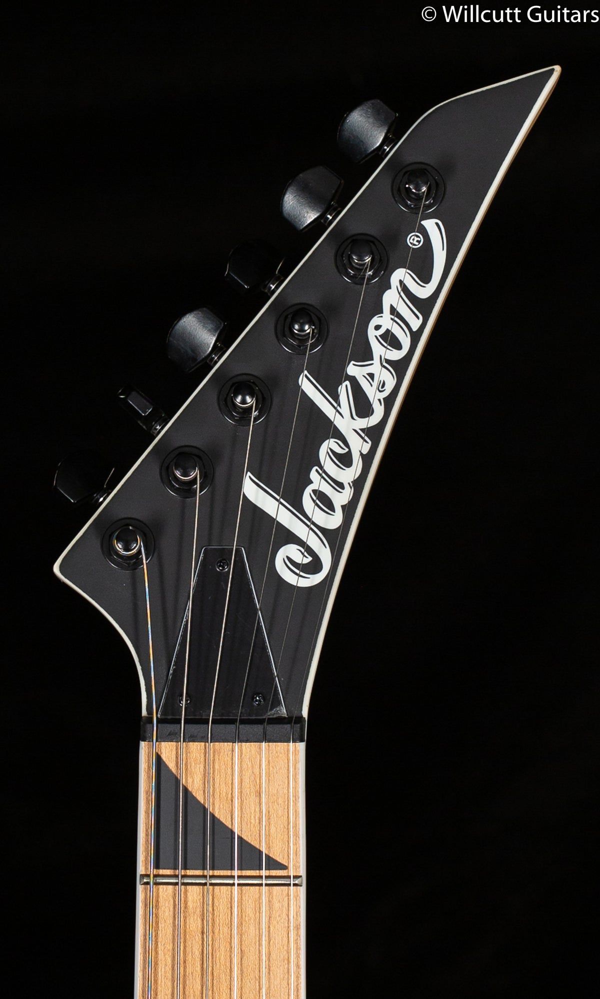Jackson JS Series Dinky Arch Top JS24 DKAM, Caramelized Maple Fingerboard, Black Stain (614)