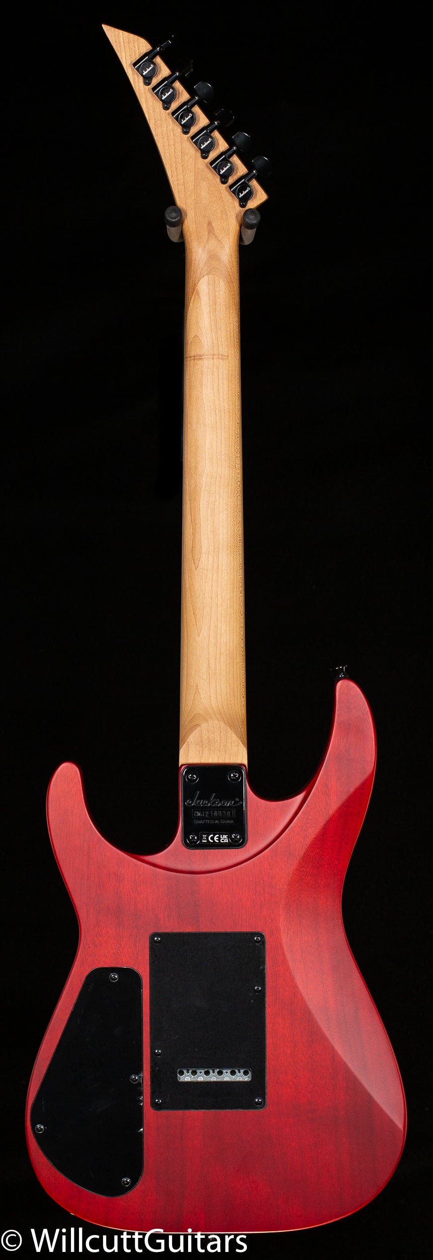 Jackson JS Series Dinky Arch Top JS24 DKAM, Caramelized Maple Fingerboard, Red Stain (381)