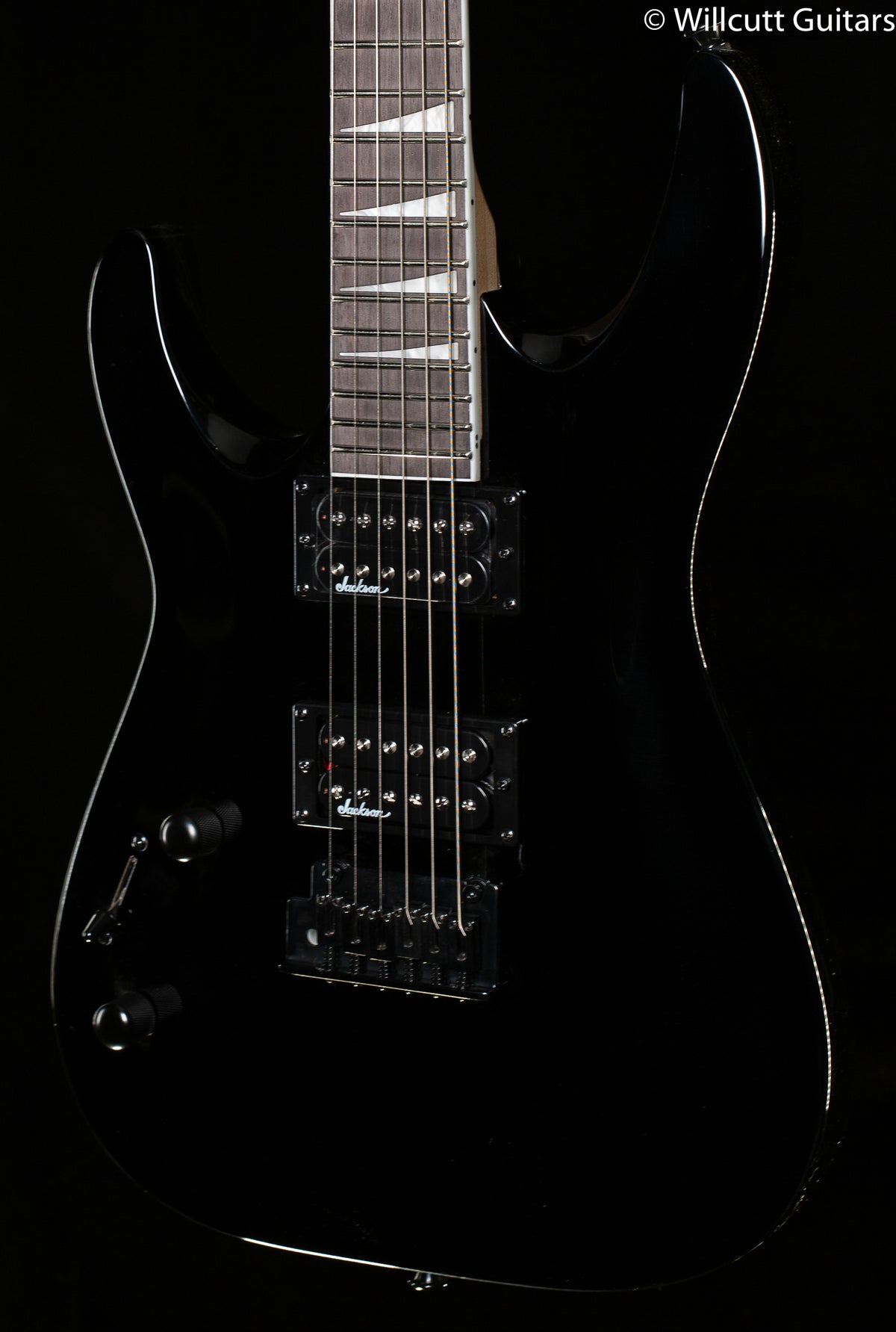 Jackson JS Series Dinky Arch Top JS22 DKA Amaranth Fingerboard Gloss Black (605)