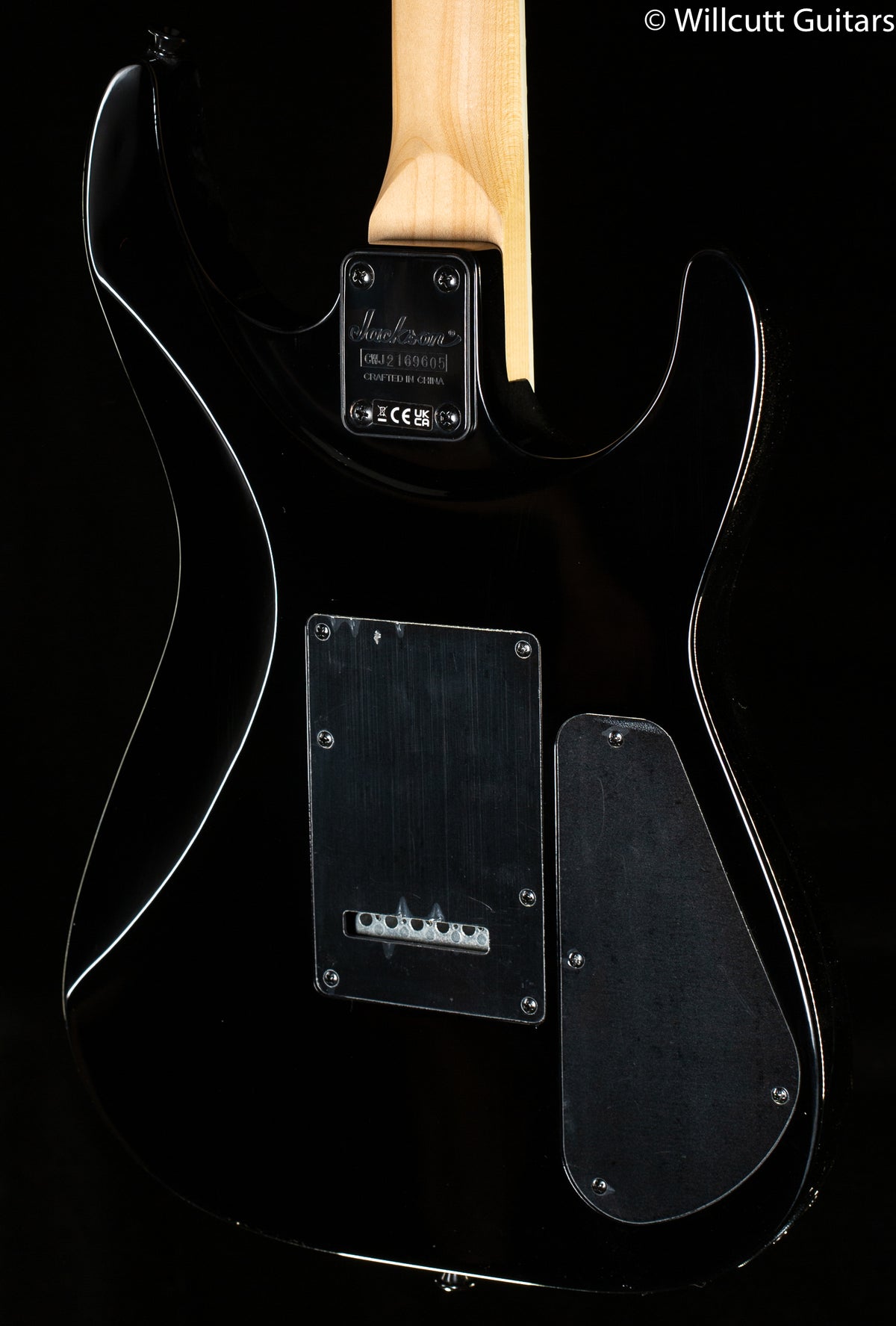 Jackson JS Series Dinky Arch Top JS22 DKA Amaranth Fingerboard Gloss Black (605)