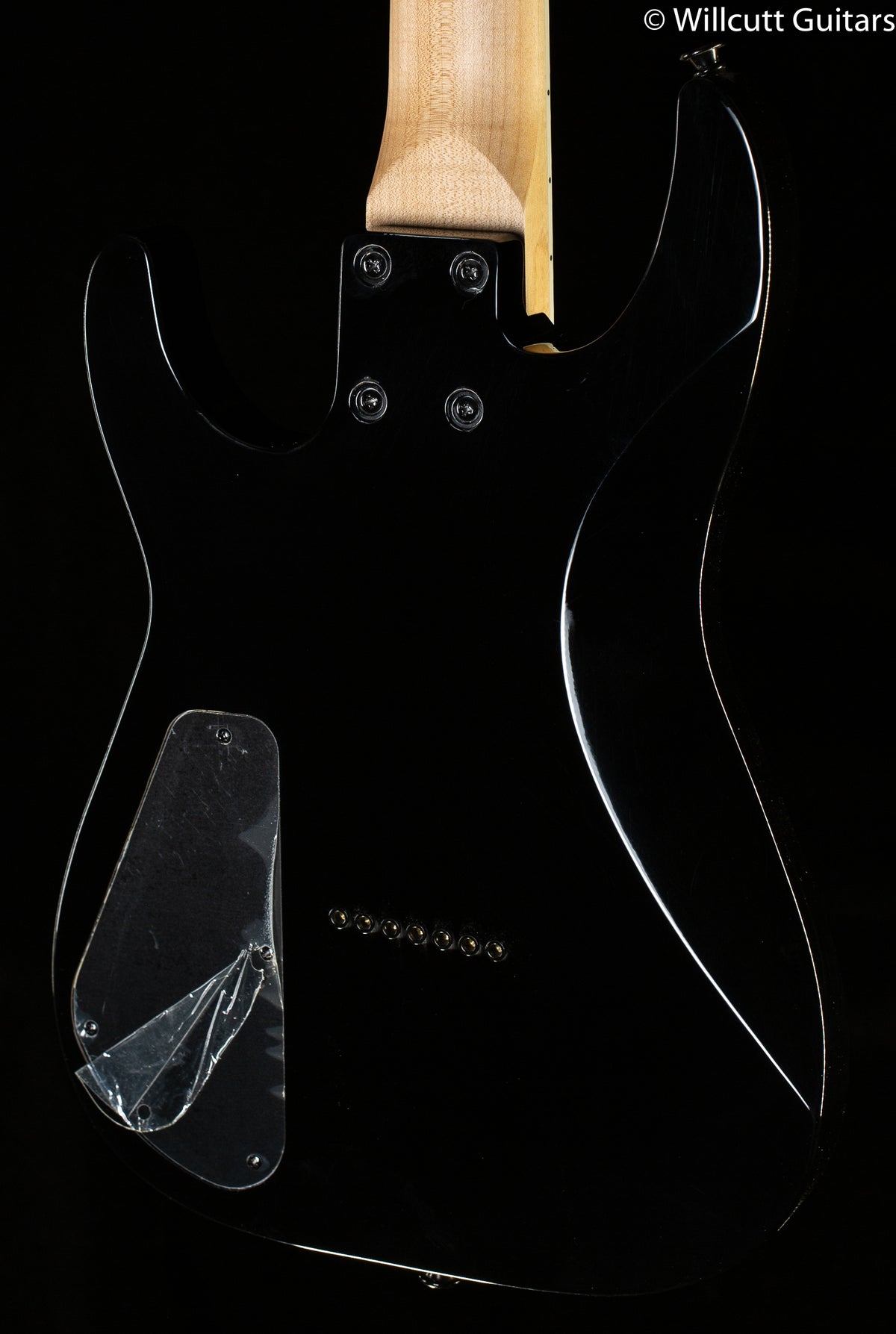 Jackson JS Series Dinky Arch Top JS22Q-7 DKA HT Amaranth Fingerboard Transparent Black Burst (819)