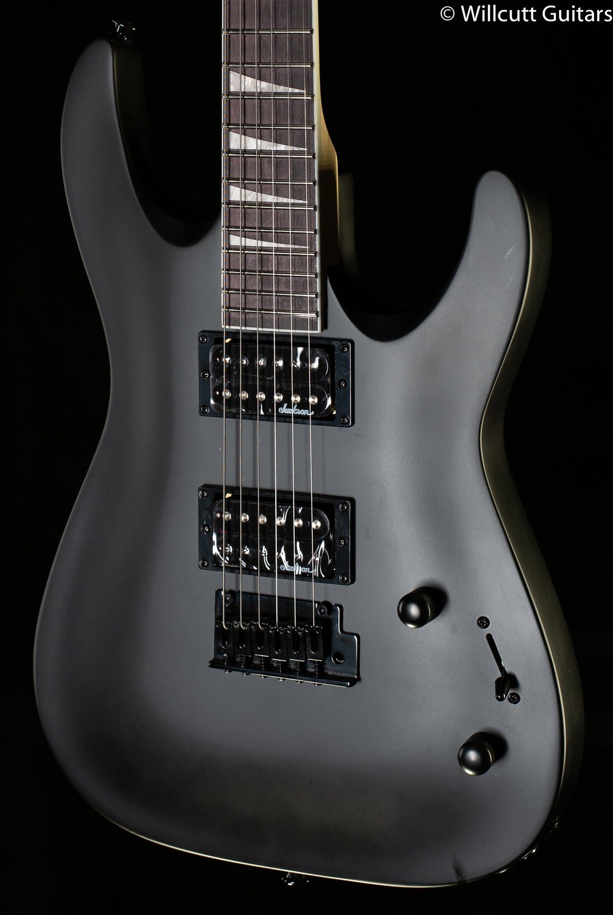 Jackson JS Series Dinky Arch Top JS22 DKA Amaranth Fingerboard Satin Black (802)