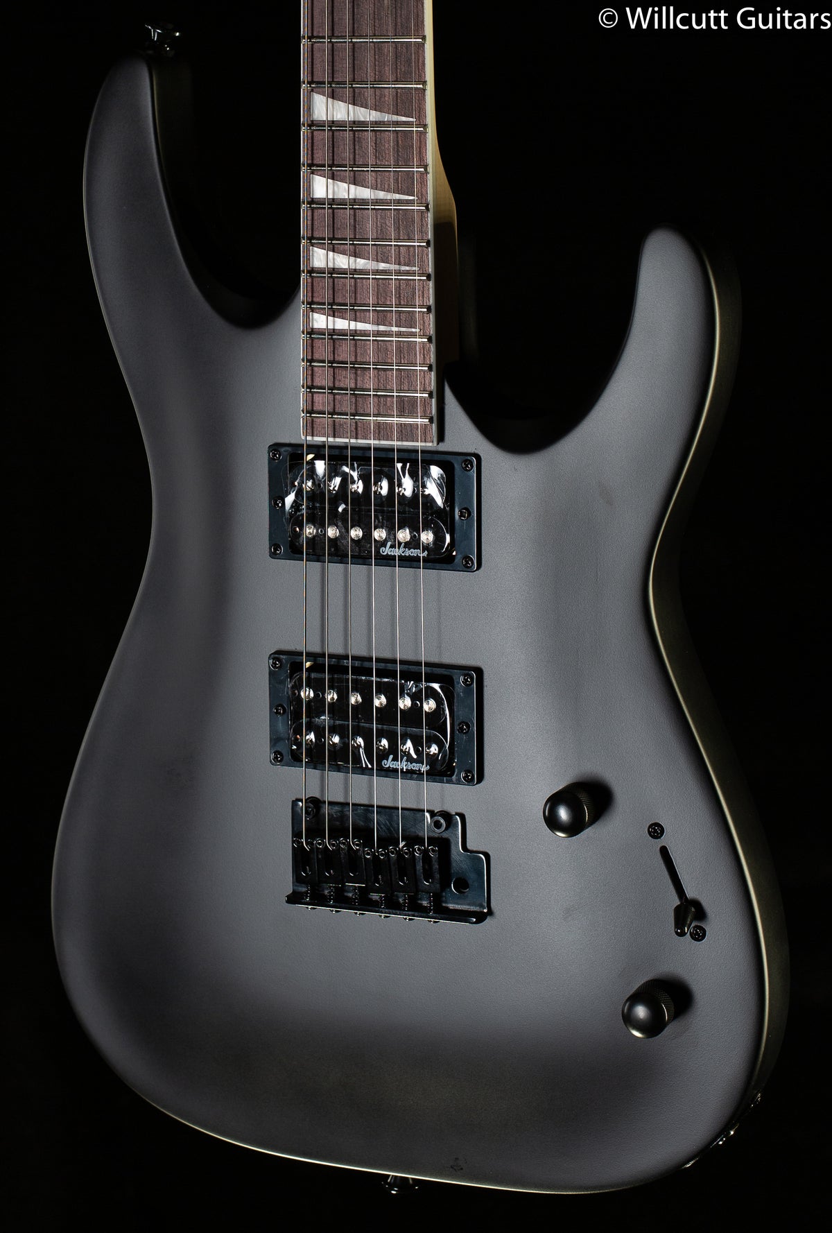 Jackson JS Series Dinky Arch Top JS22 DKA Amaranth Fingerboard Satin Black (677)