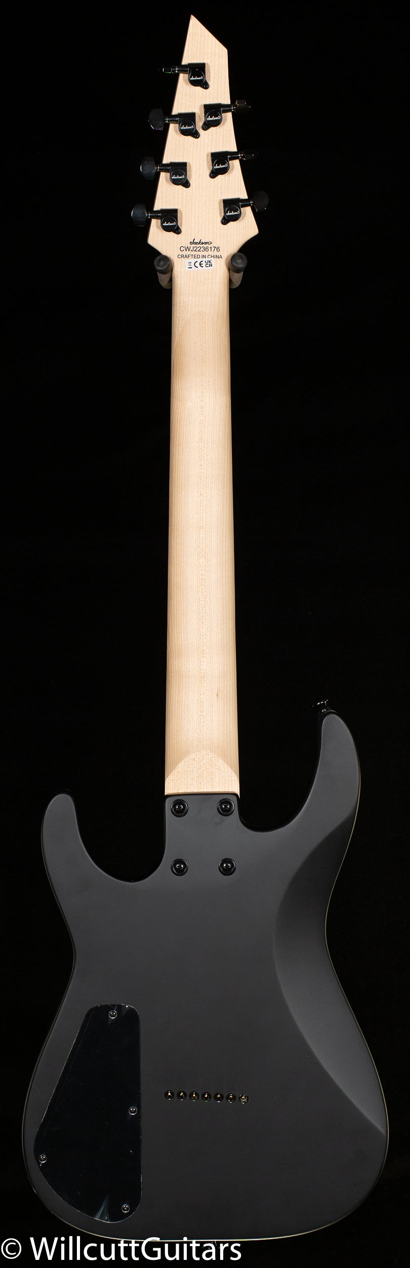 Jackson JS Series Dinky Arch Top JS22-7 DKA HT, Amaranth Fingerboard, Satin Black (176)