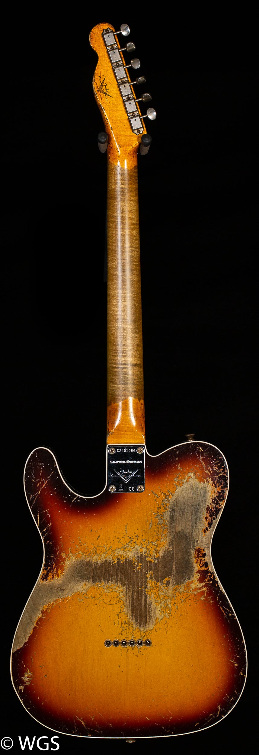 Fender Custom Shop 1959 Telecaster Custom Super Heavy Relic Faded/Aged Chocolate 3-Color Sunburst
