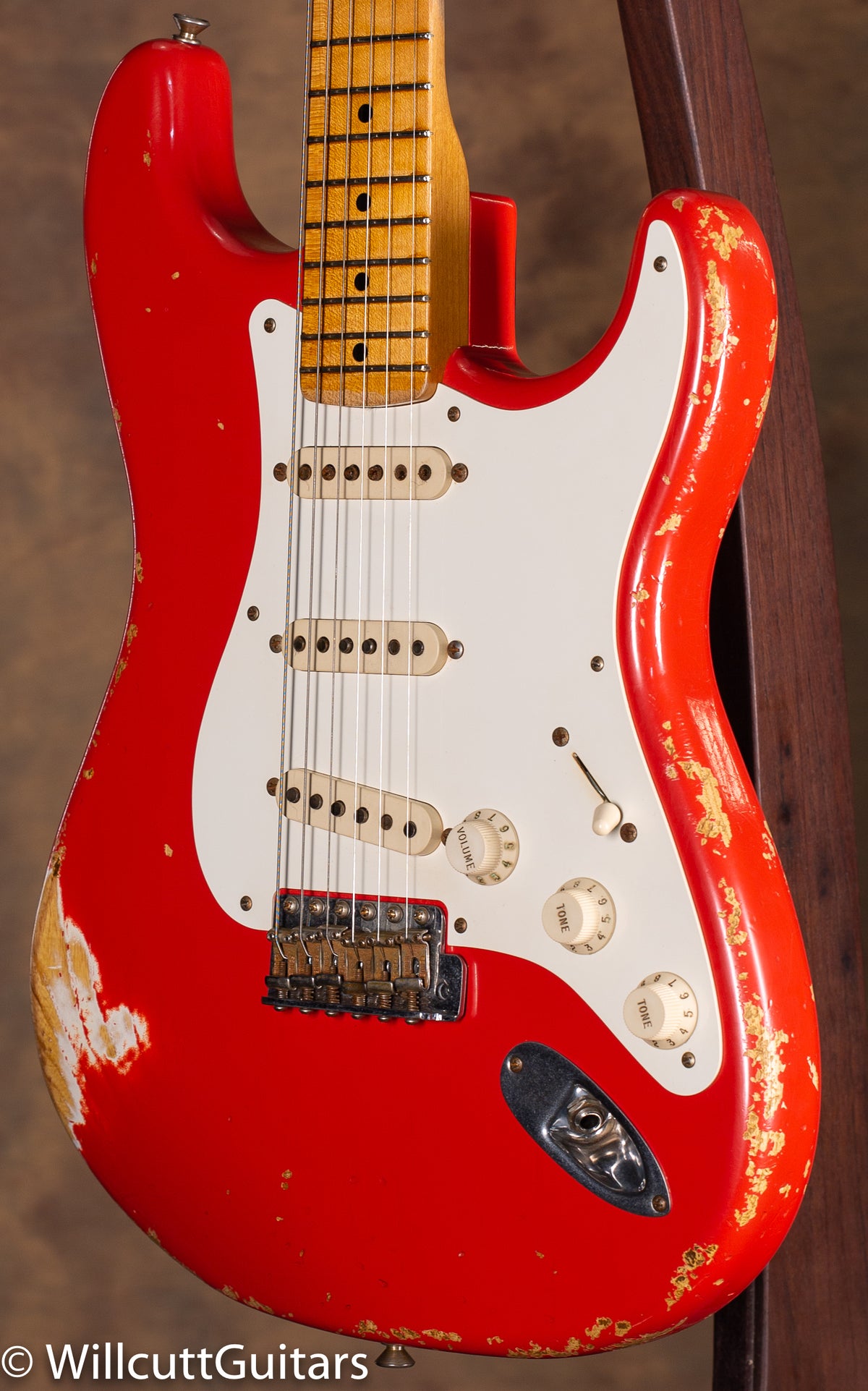 Fender Custom Shop Limited 1957 Strat Heavy Relic Fiesta Red USED