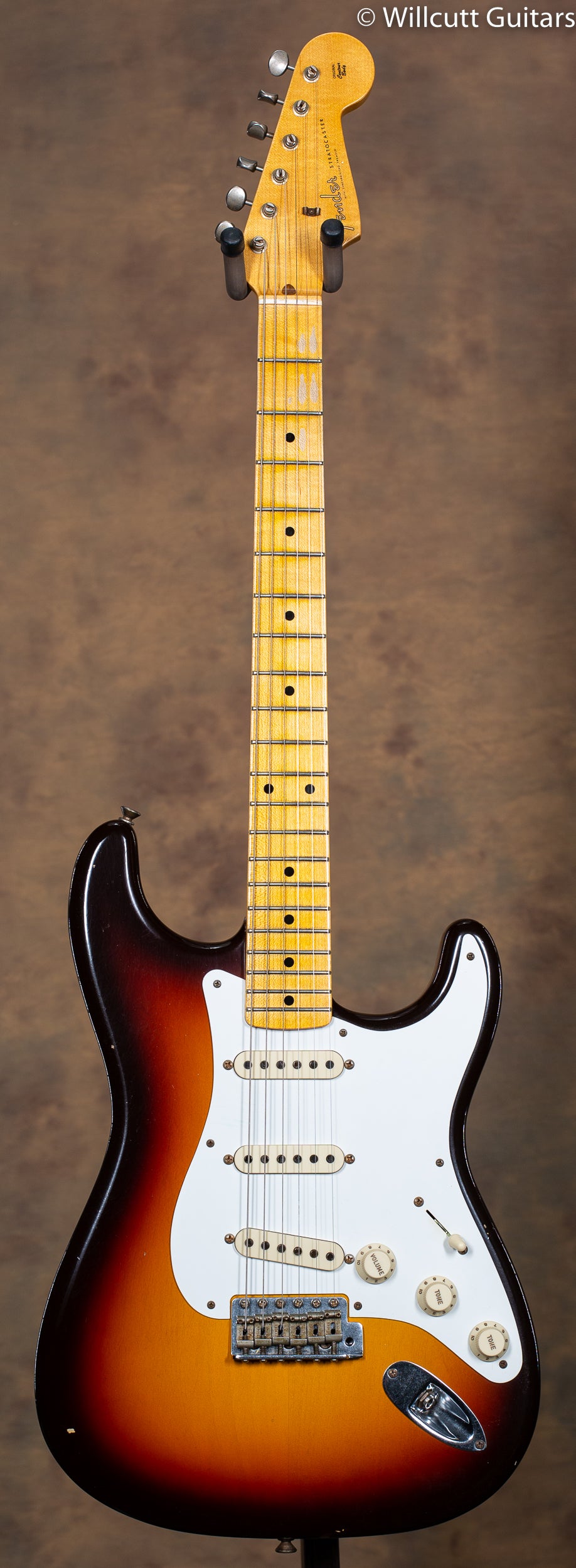 2015 Fender Custom Shop 1958 Stratocaster Journeyman Relic Chocolate 3 Tone Sunburst
