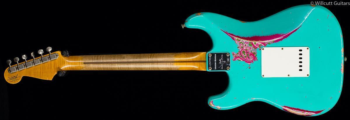 全知　プレリfoil Fender Custom Shop 1957 Strat Heavy Relic Seafoam Green over