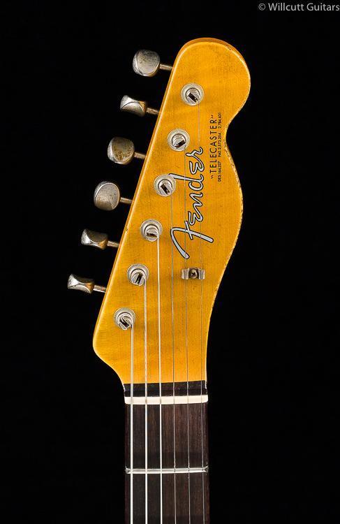 Fender Custom Shop Ltd '60s HS Tele Heavy Relic Candy Apple Red over Pink Paisley (705)