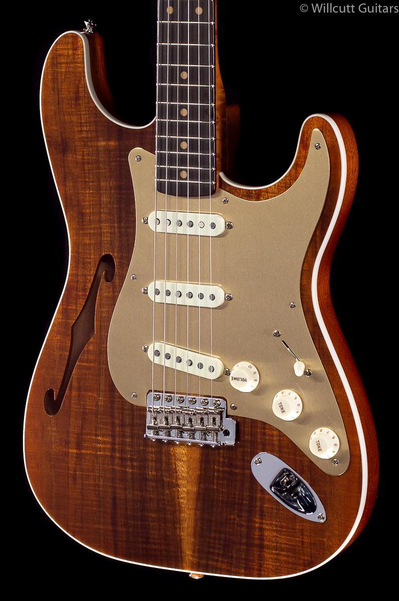 Fender Custom Shop LTD NOS Artisan Thinline Koa Strat