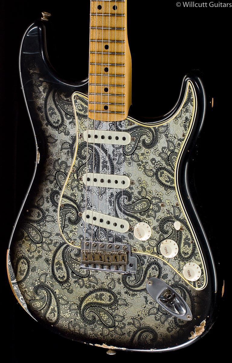 Fender Custom Shop LTD &#39;68 Strat Black Paisley Relic