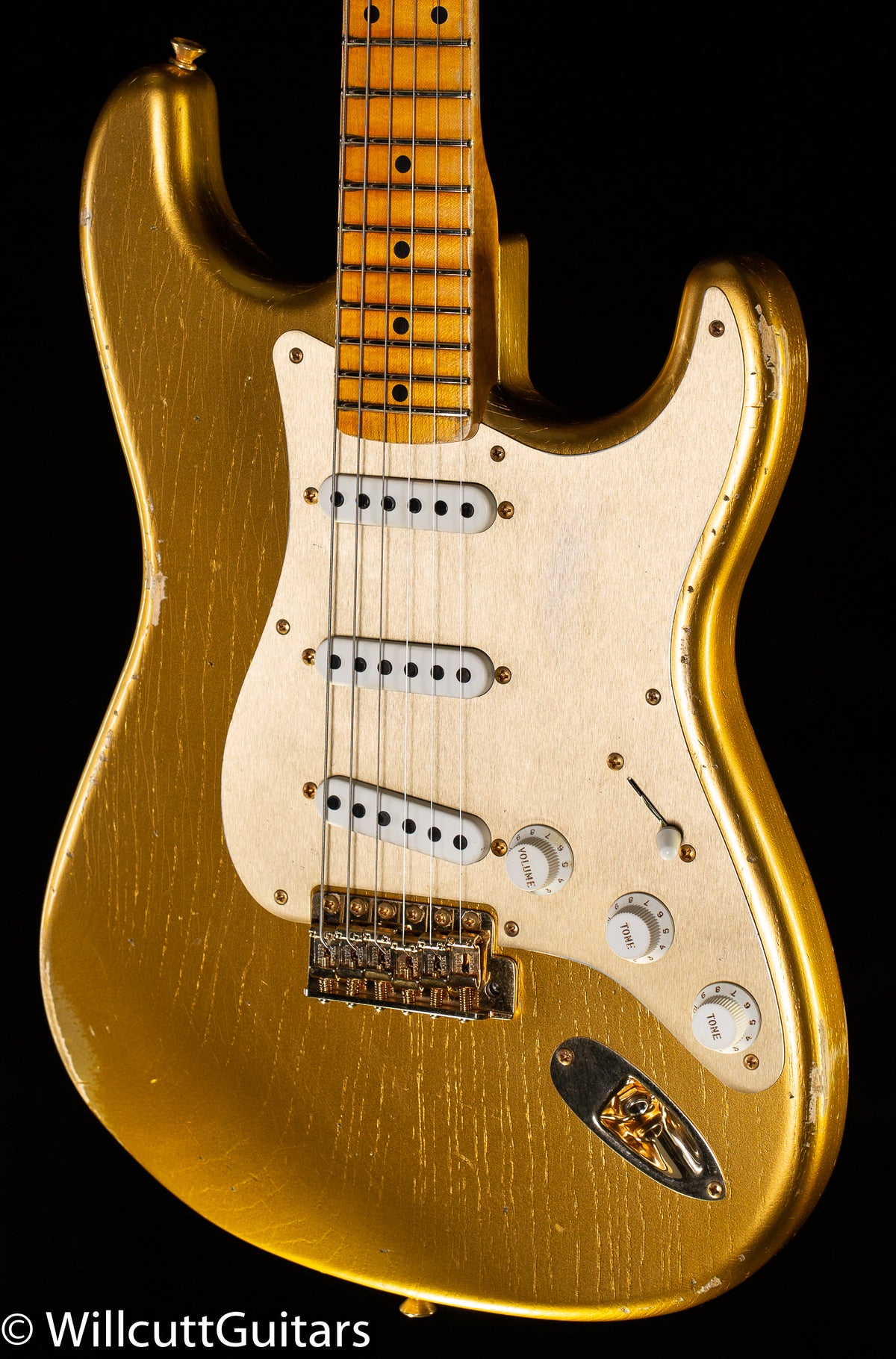 Fender Custom Shop LTD '55 Stratocaster Relic Aged HLE Gold