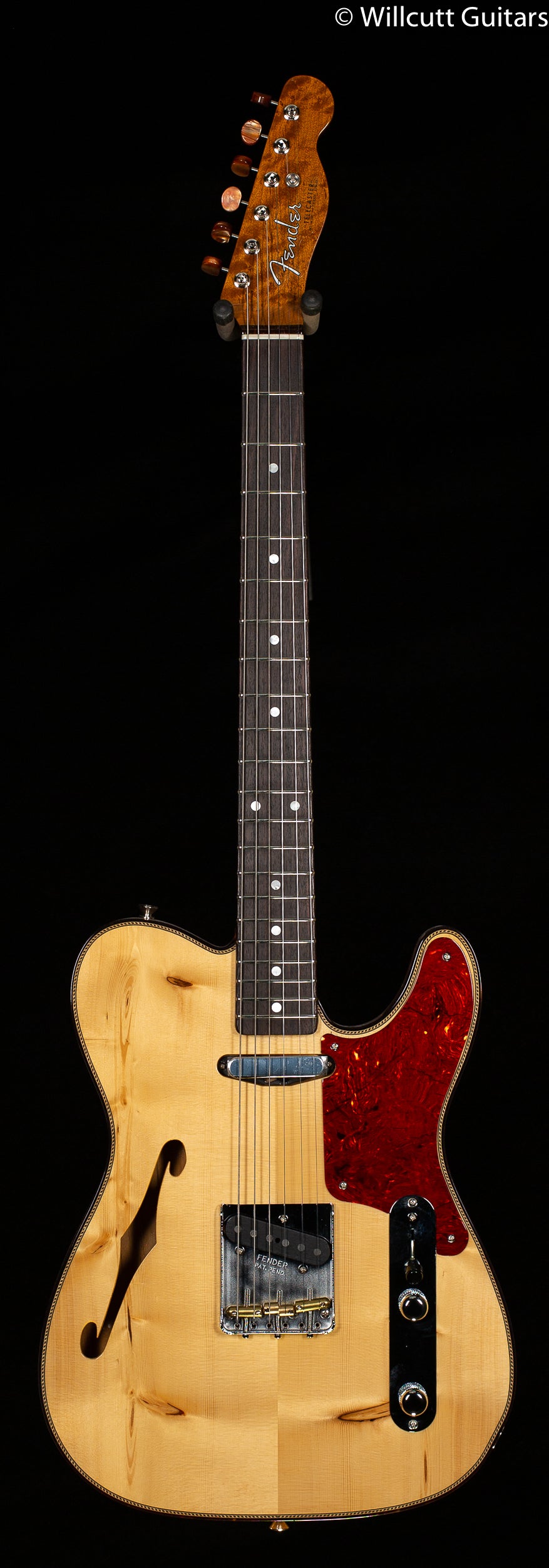 Fender Custom Shop 2020 Limited Knotty Pine Telecaster Thinline Antique Natural