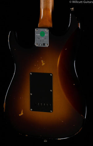 Fender Custom Shop 2019 LTD Roasted Poblano Strat Relic Wide-Fade 2-Color Sunburst (370)