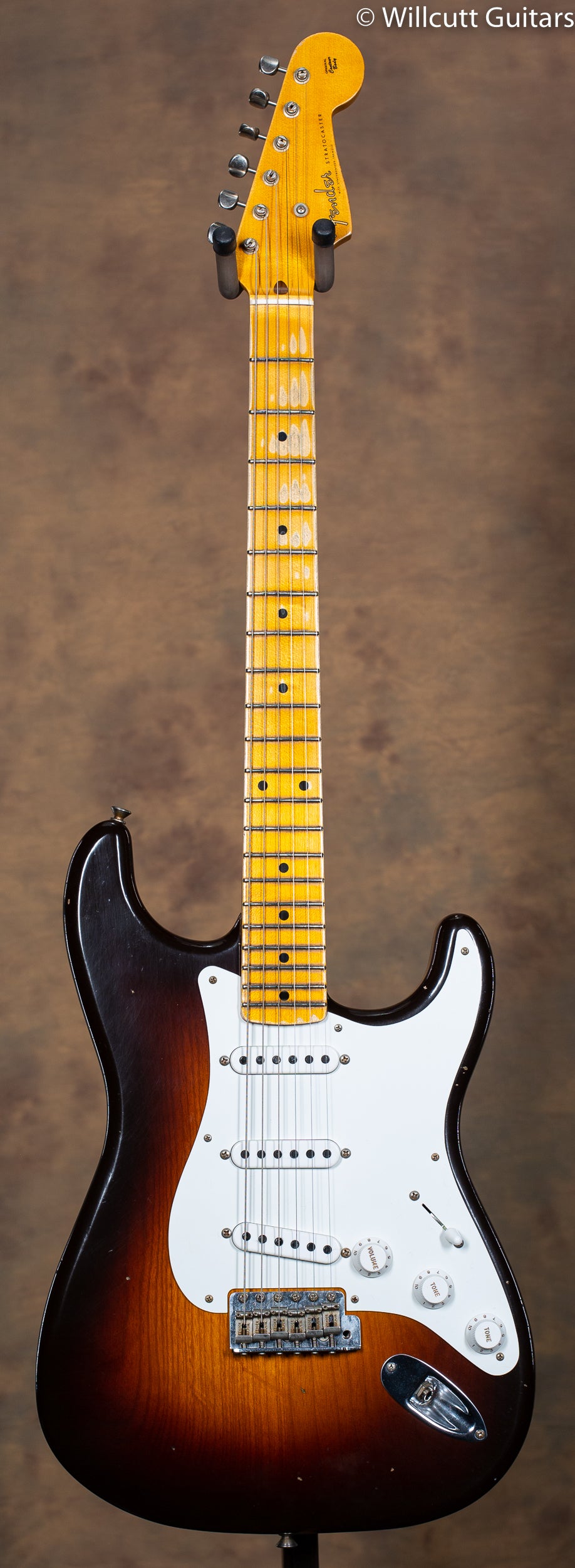 2019 Fender Custom Shop Limited Edition 1955 Strat Journeyman Relic Wide Fade Chocolate 2-Tone Sunburst