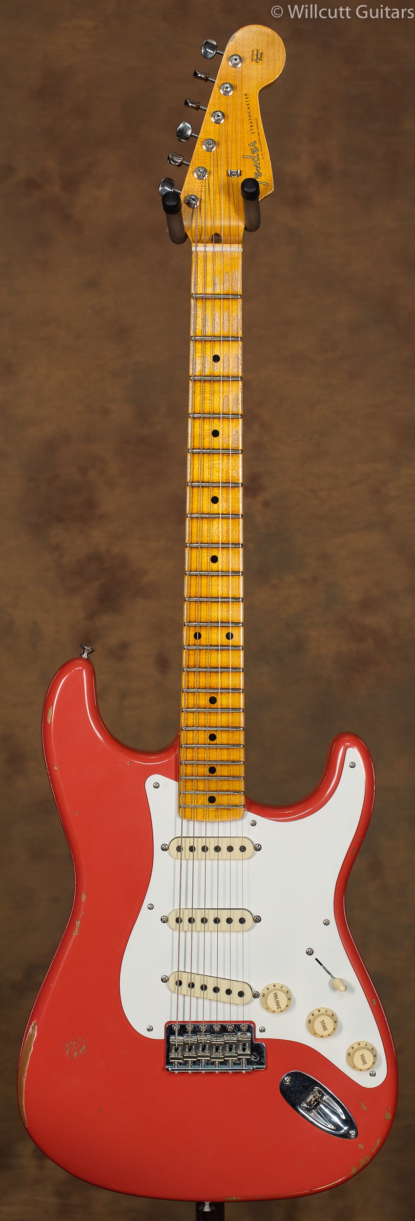 Fender Custom Shop 1956 Stratocaster Relic Faded Aged Tahitian Coral USED