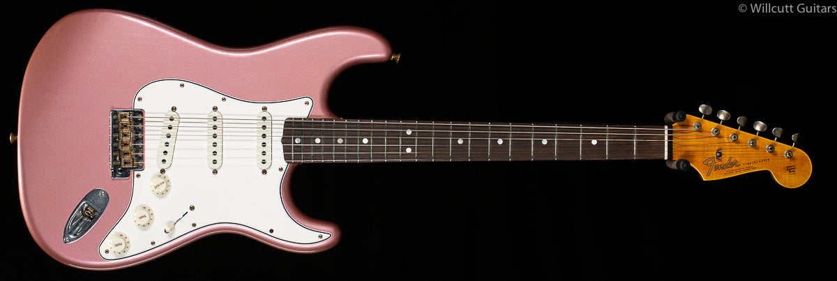 Fender Custom Shop 1964 Stratocaster Journeyman Relic Faded Aged Burgundy Mist Metallic (989)