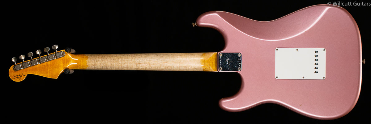 Fender Custom Shop 1964 Stratocaster Journeyman Relic Faded Aged Burgundy Mist Metallic (989)