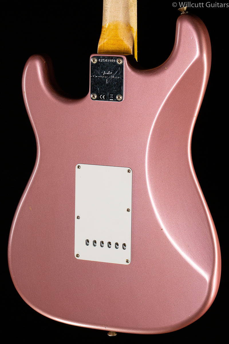 Fender Custom Shop 1964 Stratocaster Journeyman Relic Faded Aged Burgundy Mist Metallic (989)