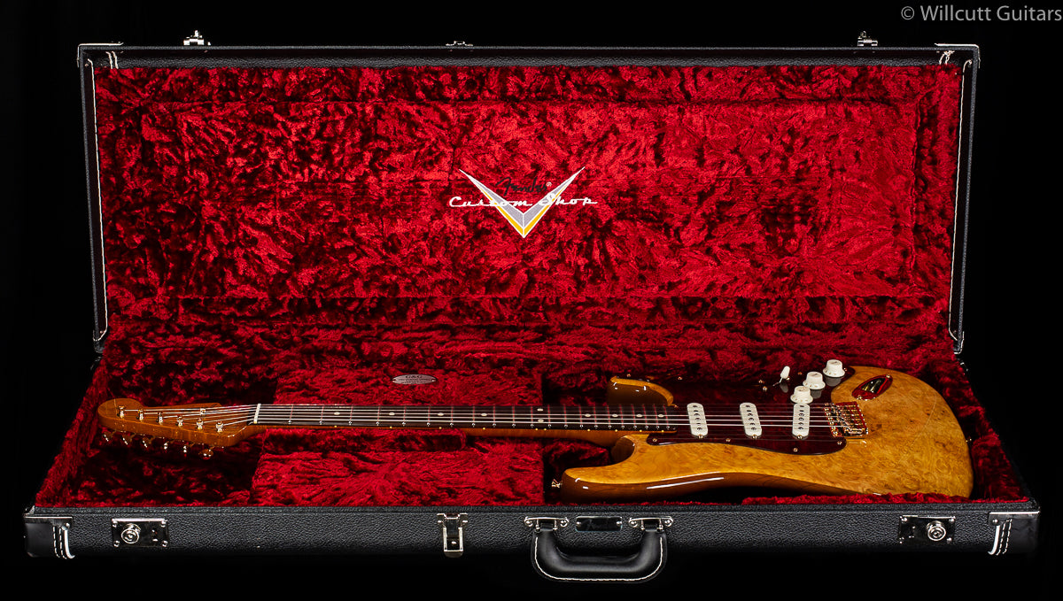 Fender Custom Shop Artisan Maple Burl Strat Aged Natural