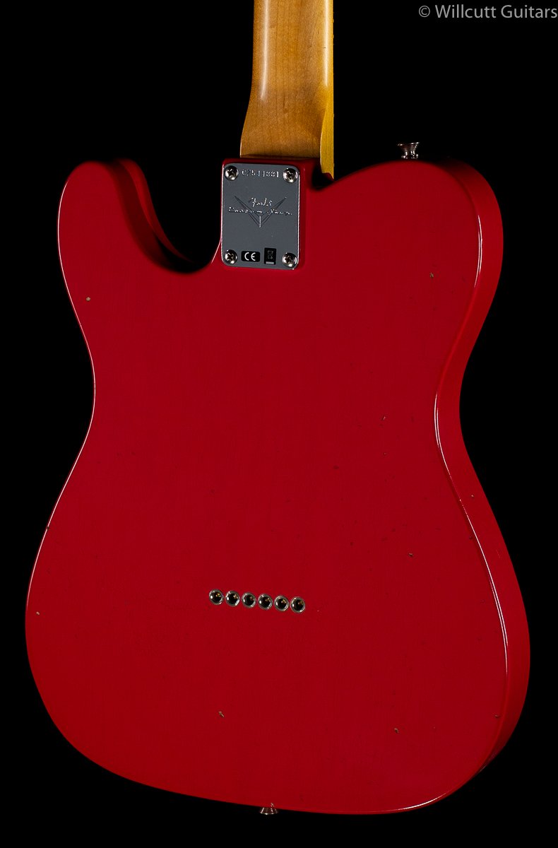 Fender Custom Shop 1963 Tele Journeyman Relic Fiesta Red