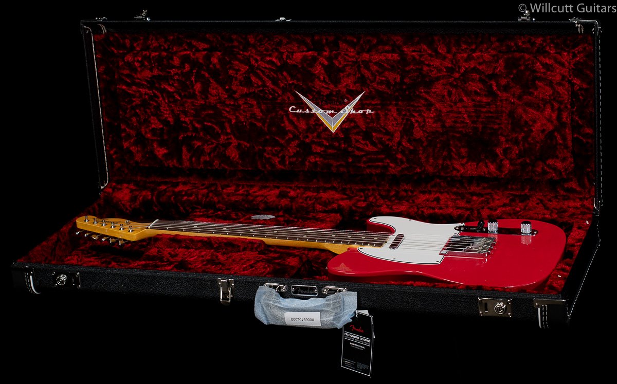 Fender Custom Shop 1963 Tele Journeyman Relic Fiesta Red