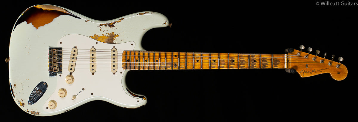 Fender Custom Shop LTD 1956 Stratocaster Heavy Relic India Ivory over 2-Color Sunburst
