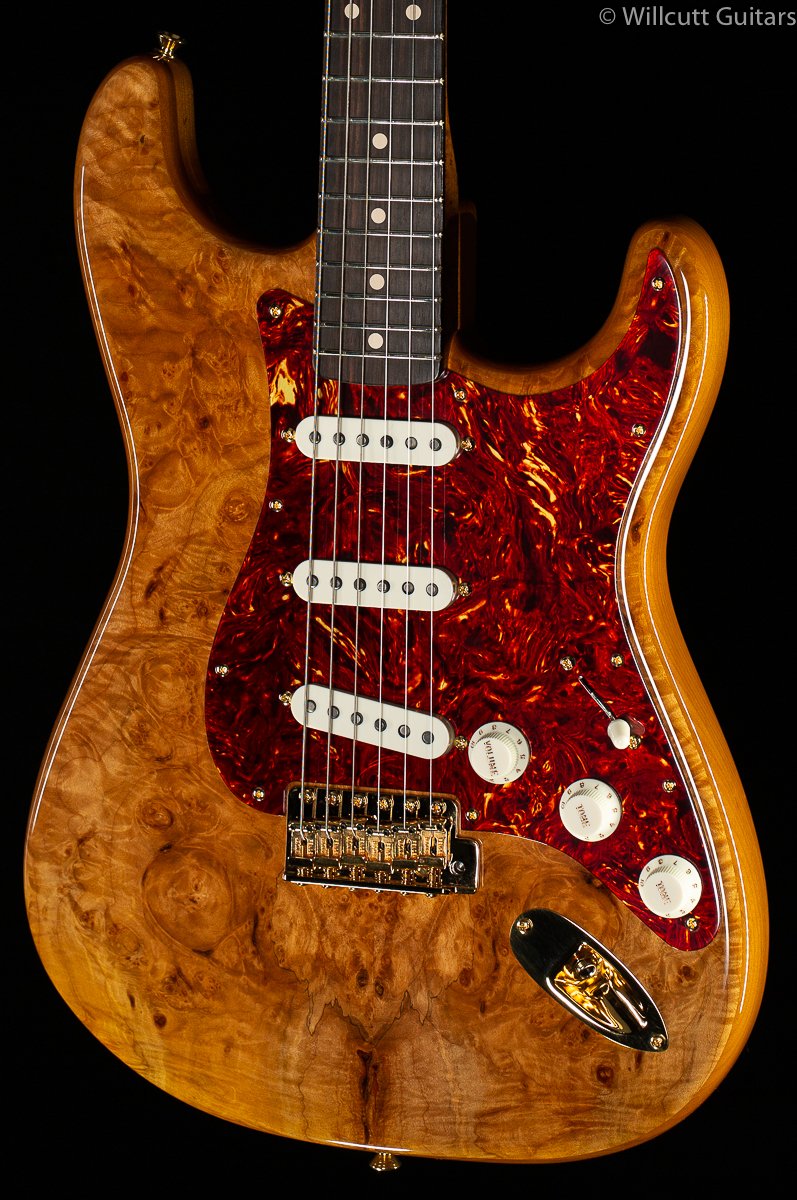 Fender Custom Shop Artisan Maple Burl Strat Aged Natural