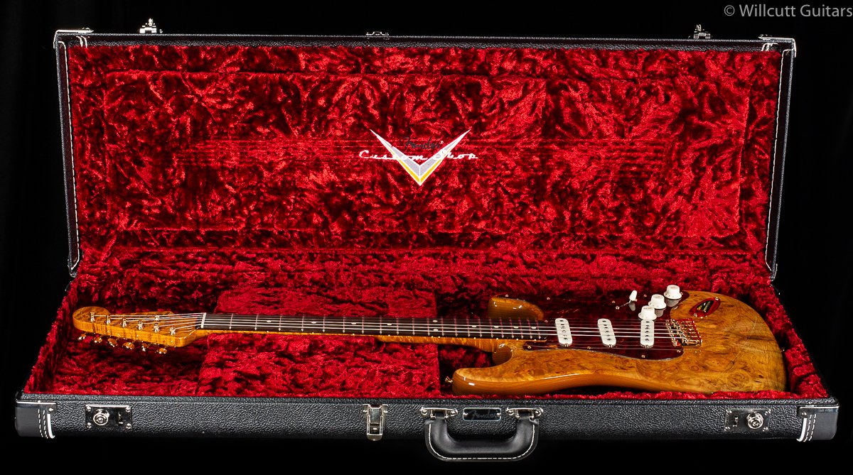 Fender Custom Shop Artisan Maple Burl Strat Aged Natural