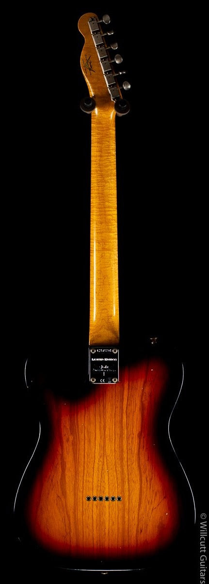 Fender Custom Shop 2020 LTD 60&#39;s Tele Thinline Journeyman Relic Aged 3-Color Sunburst (795)