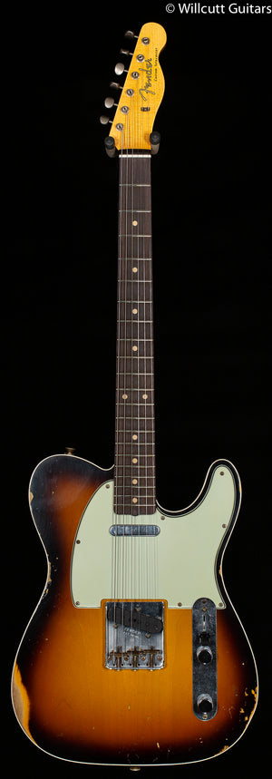 Fender Custom Shop 1962 Relic Telecaster Custom Faded 3-Color Sunburst