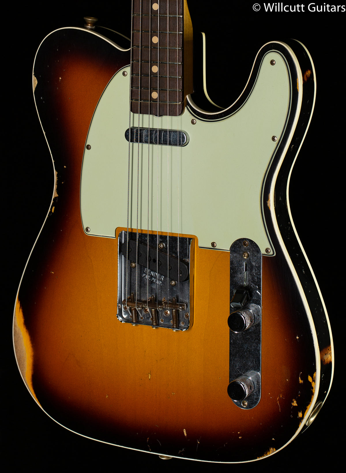 Fender Custom Shop 1962 Relic Telecaster Custom Faded 3-Color Sunburst