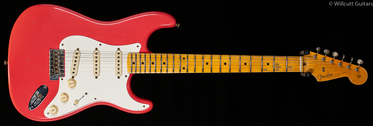 Fender Custom Shop Namm LTD &#39;58 Strat Journeyman Faded Aged Fiesta Red