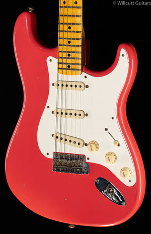 Fender Custom Shop Namm LTD '58 Strat Journeyman Faded Aged Fiesta Red